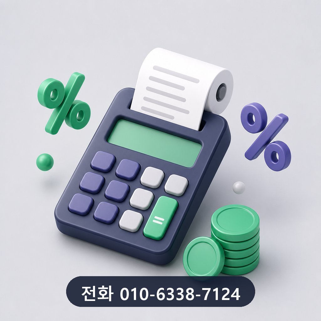 신용카드 현금화 수수료 안내 이미지 · 문의 010-6338-7124